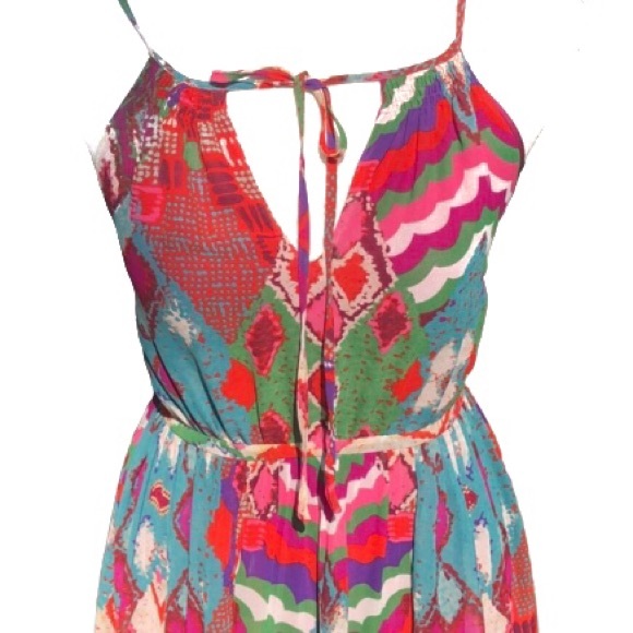 ANTHRO MAEVE ‘TARANA’ MULTI COLOR PRINT MAXI DRESS - Picture 6 of 8